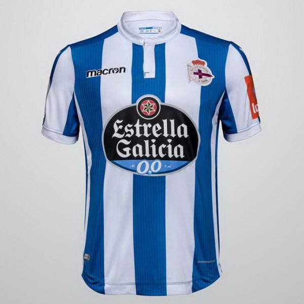 Deportivo Coruña Trikot Heim 2018-19 Blau Fussballtrikots Günstig